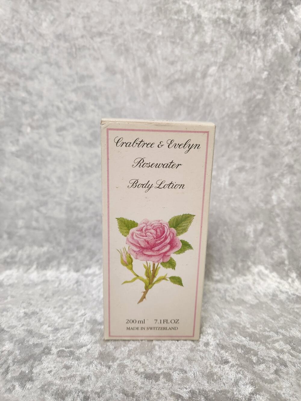 NIB Vintage Crabtree & Evelyn Rosewater Body Lotion 200 ml-7.1 Fl.Oz